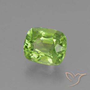 9,17 ctw natürlicher Mittelgrün Peridot, Kissen, VS