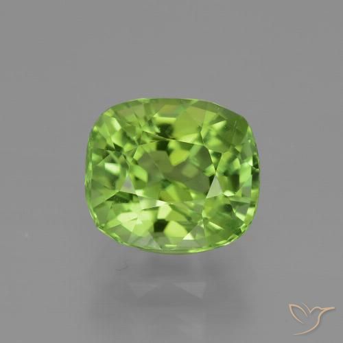 2.32ct Natürlicher Mittelgrün Peridot, Kissen, VS