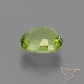 2,40 ctw natürlicher grüner Peridot, Oval Schliff, VS