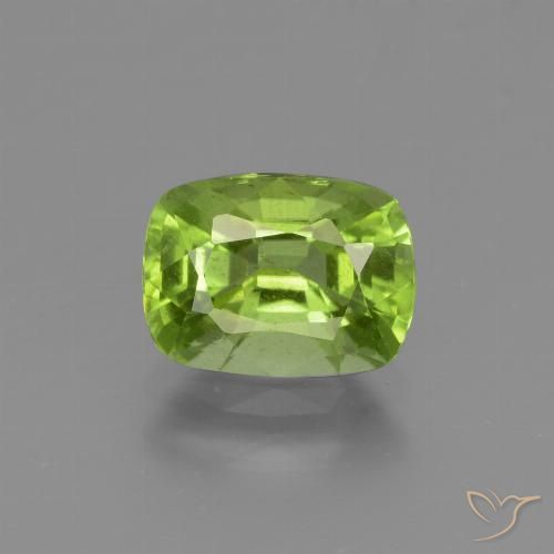 1.89ct Natürlicher Mittelgrün Peridot, Kissen, VS