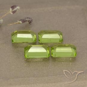 2.68 ct natürliche Lebendiges grün Peridot-Edelsteine, Oktagonschliff, VVS-VS