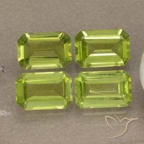 2.26 ct natürliche Mittelgrün Peridot-Edelsteine, Oktagonschliff, VVS-VS