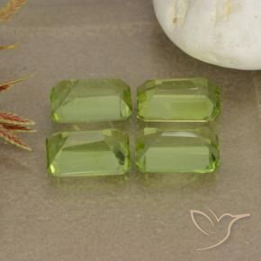 2.58 ct natürliche Lebendiges grün Peridot-Edelsteine, Oktagonschliff, VVS-VS