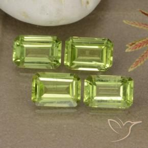 2.62 ct natürliche Lebendiges grün Peridot-Edelsteine, Oktagonschliff, VVS-VS