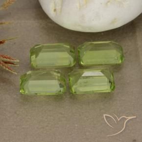 2.62 ct natürliche Lebendiges grün Peridot-Edelsteine, Oktagonschliff, VVS-VS