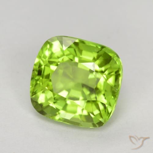 9,17 ctw natürlicher Mittelgrün Peridot, Kissen, VS