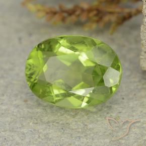 9,17 ctw natürlicher Mittelgrün Peridot, Oval, VS