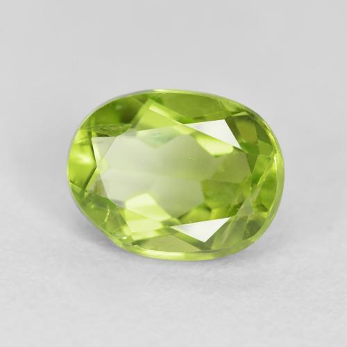 9,17 ctw natürlicher gelblich-grün Peridot, Oval, VS