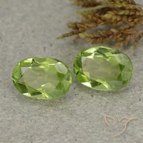 2.35 ct natürliche Mittelgrün Peridot-Edelsteine, Oval, VS