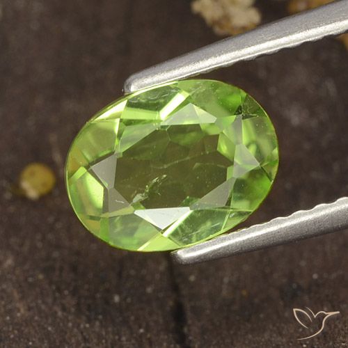 1.16ct Natürlicher Mittelgrün Peridot, Oval, VS