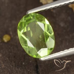 9,17 ctw natürlicher Mittelgrün Peridot, Oval, VS