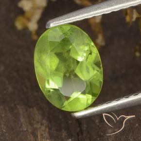 9,17 ctw natürlicher Mittelgrün Peridot, Oval, VS
