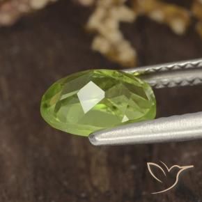 9,17 ctw natürlicher Mittelgrün Peridot, Oval, VS