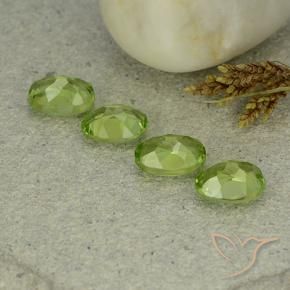 4.98 ct natürliche Mittelgrün Peridot-Edelsteine, Oval, VS