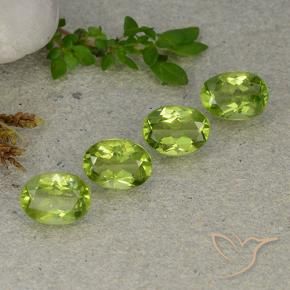 5.16 ct natürliche Mittelgrün Peridot-Edelsteine, Oval, VS