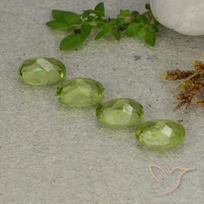 5.16 ct natürliche Mittelgrün Peridot-Edelsteine, Oval, VS