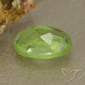 9,17 ctw natürlicher gelblich-grün Peridot, Oval, VS