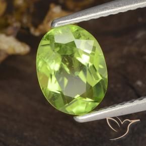 9,17 ctw natürlicher Lebendiges grün Peridot, Oval, VS
