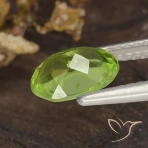 9,17 ctw natürlicher Lebendiges grün Peridot, Oval, VS