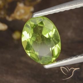 9,17 ctw natürlicher Mittelgrün Peridot, Oval, VS