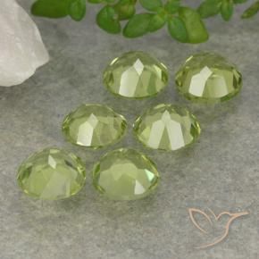 2.22 ct natürliche hellgrün Peridot-Edelsteine, Runden, VVS-VS
