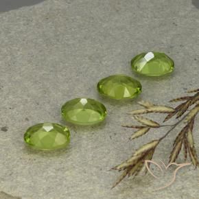5.57 ct natürliche Mittelgrün Peridot-Edelsteine, Oval, VS