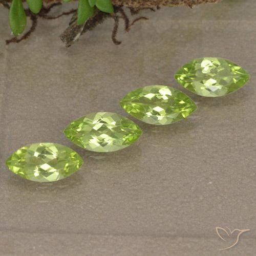 1.48 ct natürliche hellgrün Peridot-Edelsteine, Marquise, VVS-VS