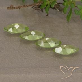 1.72 ct natürliche Leichtes lebendiges Grün Peridot-Edelsteine, Marquise, VVS-VS