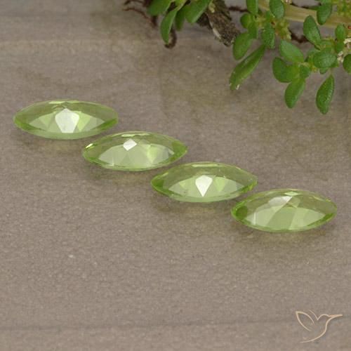 1.42 ct natürliche Leichtes lebendiges Grün Peridot-Edelsteine, Marquise, VVS-VS