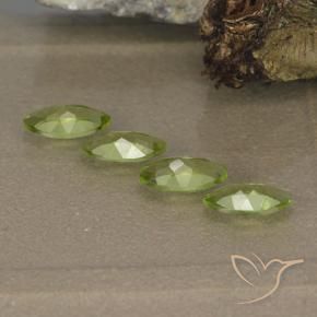 1,55 ct natürliche grüner Peridot-Edelsteine, Marquise, VVS-VS