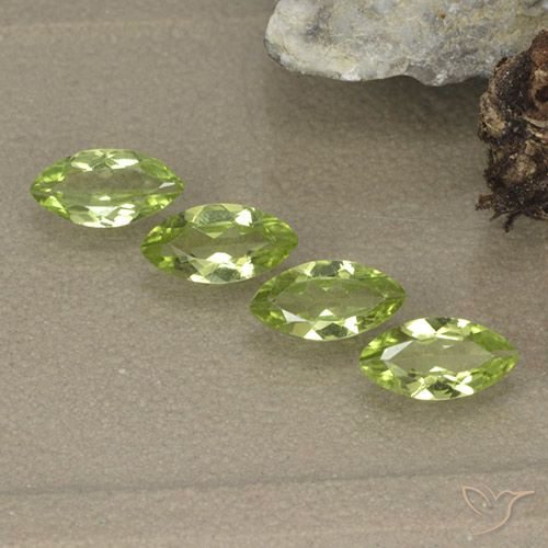 1.43ctw Natürlicher Leichtes lebendiges Grün Peridot, Marquise, VVS-VS