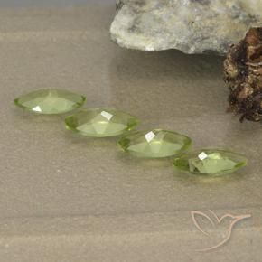 1.43 ct natürliche Leichtes lebendiges Grün Peridot-Edelsteine, Marquise, VVS-VS