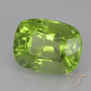 9,17 ctw natürlicher Lebendiges grün Peridot, Kissen, VVS-VS