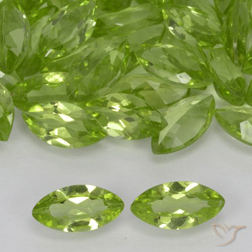 0.36ct Natürlicher Lebendiges grün Peridot, Marquise, VVS-VS