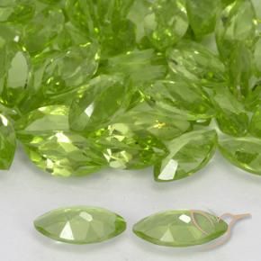 9,17 ctw natürlicher Lebendiges grün Peridot, Marquise, VVS-VS