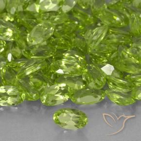 9,17 ctw natürlicher Lebendiges grün Peridot, Oval, VVS-VS