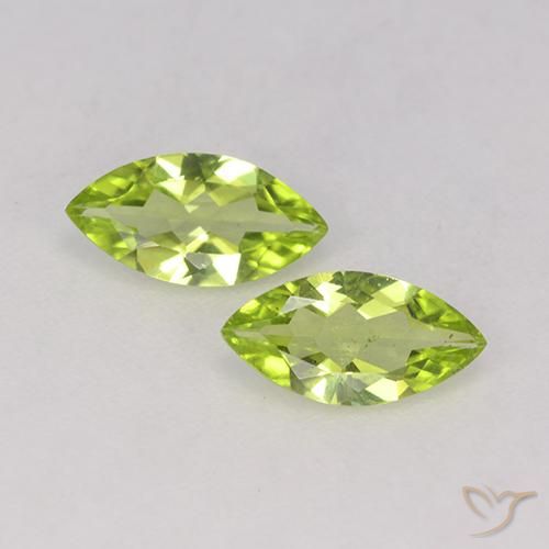 0.93ctw Natürlicher Lebendiges grün Peridot, Marquise, VS