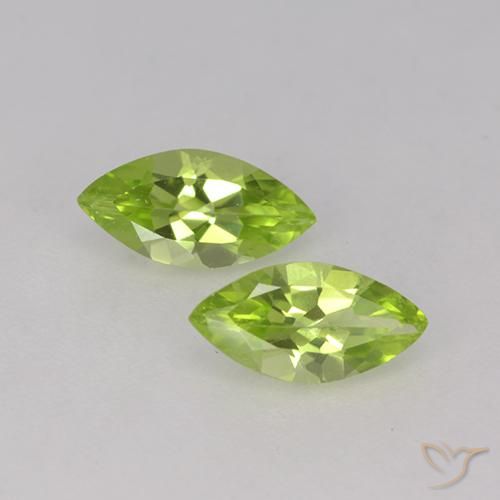 1.06ctw Natürlicher Mittelgrün Peridot, Marquise, VS