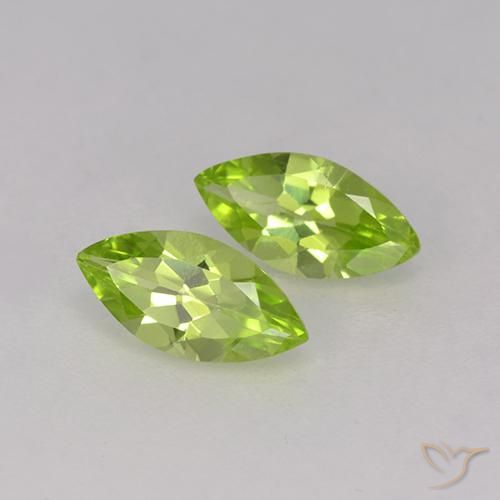 1.06 ct natürliche Mittelgrün Peridot-Edelsteine, Marquise, VS