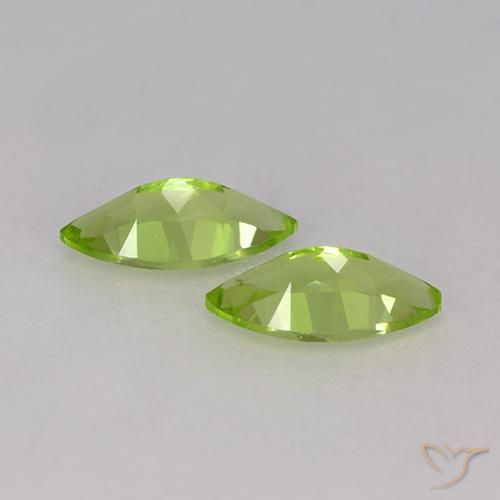 1.06 ct natürliche Mittelgrün Peridot-Edelsteine, Marquise, VS