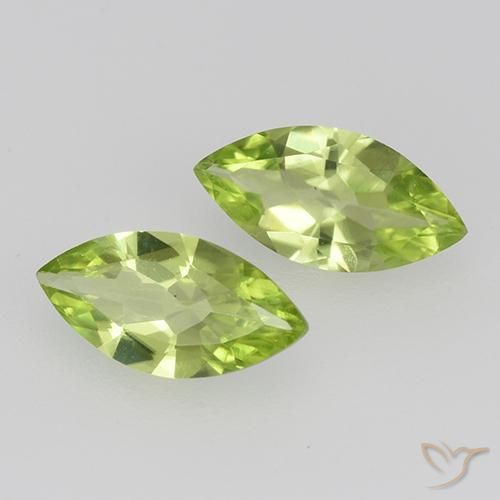0.94 ct natürliche Mittelgrün Peridot-Edelsteine, Marquise, VVS-VS