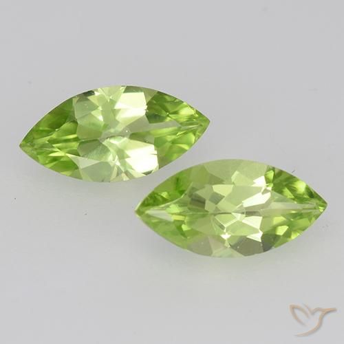1.08ctw Natürlicher Leichtes lebendiges Grün Peridot, Marquise, VVS-VS