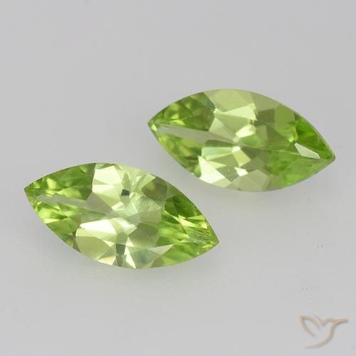 1.08 ct natürliche Leichtes lebendiges Grün Peridot-Edelsteine, Marquise, VVS-VS