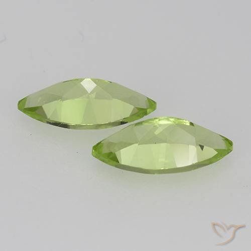 1.08 ct natürliche Leichtes lebendiges Grün Peridot-Edelsteine, Marquise, VVS-VS