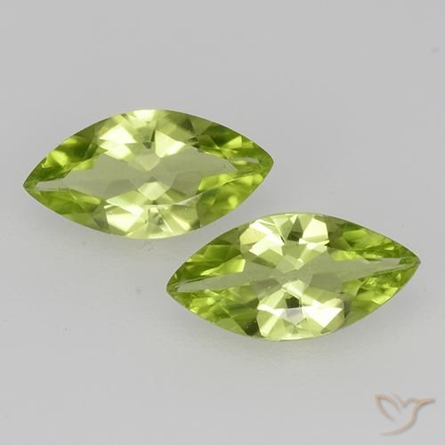 0.97ctw Natürlicher Lebendiges grün Peridot, Marquise, VVS-VS