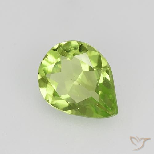 9,17 ctw natürlicher Mittelgrün Peridot, Birnenform, VS