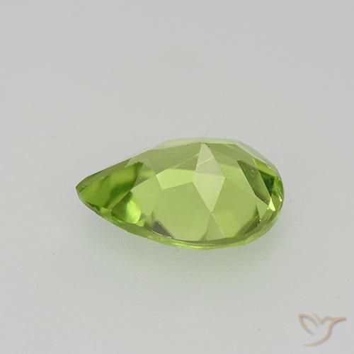 9,17 ctw natürlicher Mittelgrün Peridot, Birnenform, VS