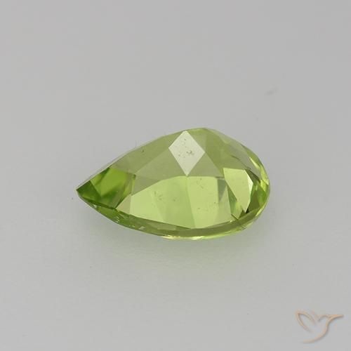 9,17 ctw natürlicher Mittelgrün Peridot, Birnenform, VS