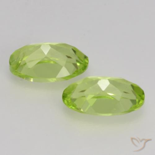 0.98 ct natürliche Mittelgrün Peridot-Edelsteine, Oval, VS