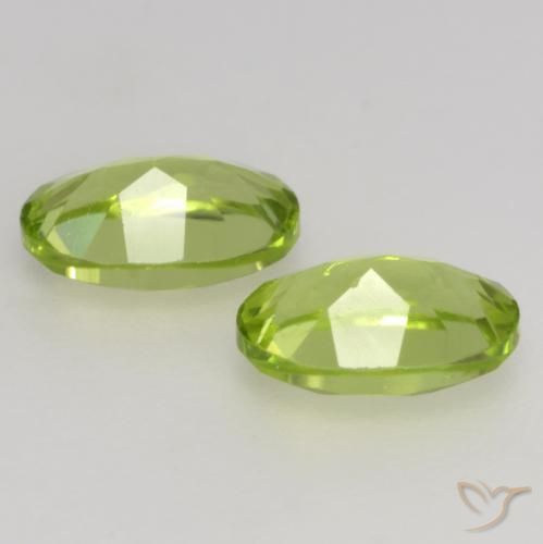 1.00 ct natürliche Mittelgrün Peridot-Edelsteine, Oval, VS